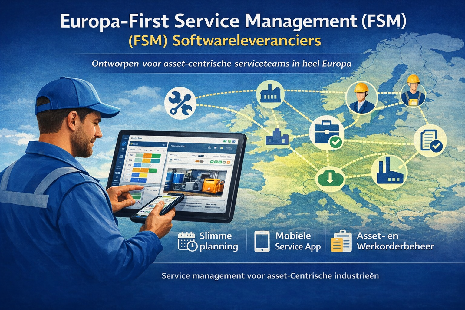 Europa-First software voor serviceteams
