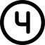 Solid black square used as a decorative placeholder for content layout