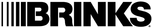 BRINKS logo (wordmark with vertical bars)