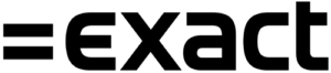 Exact logo wordmark in bold, stylized font